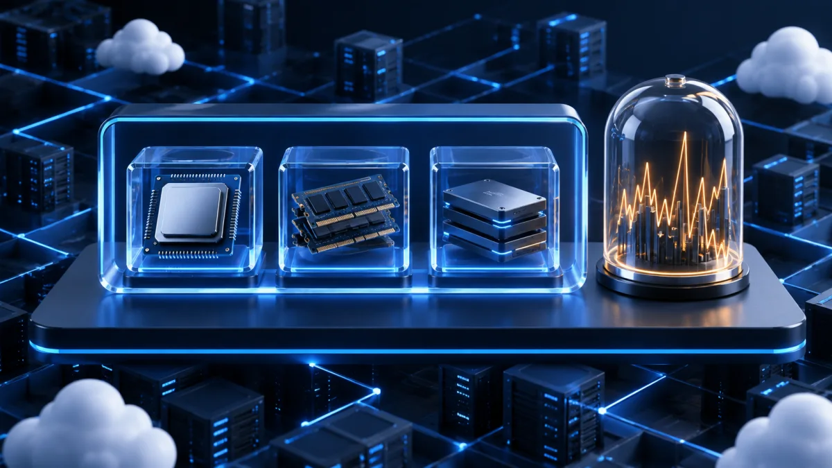 CPU, bellek ve NVMe kaynaklarının sabit bir bütçe çerçevesinde planlanması